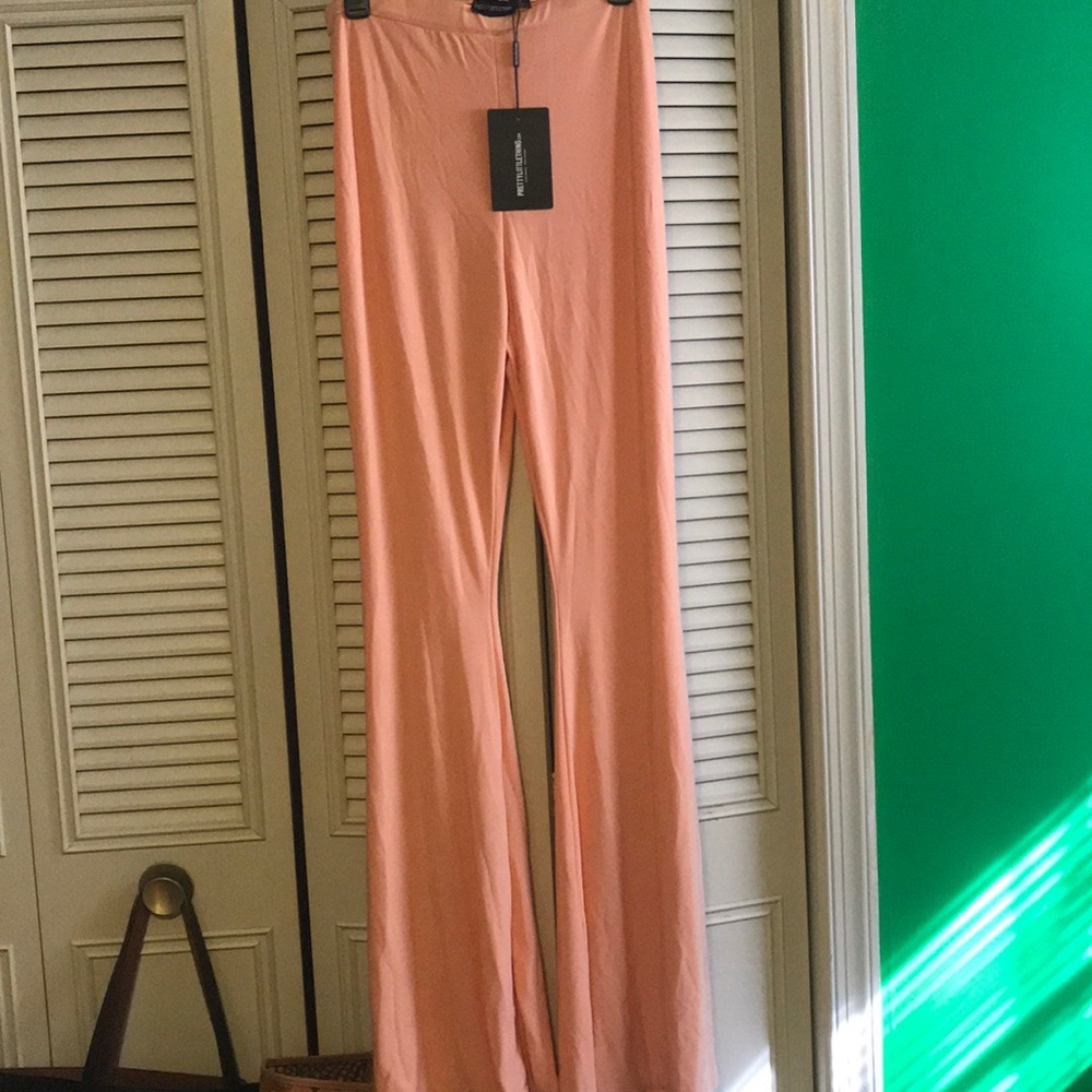 Tangerine flared pants